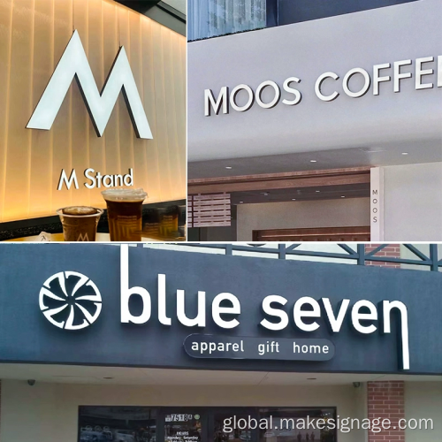 Illuminated Office Signage Borderless letter signs Manufactory